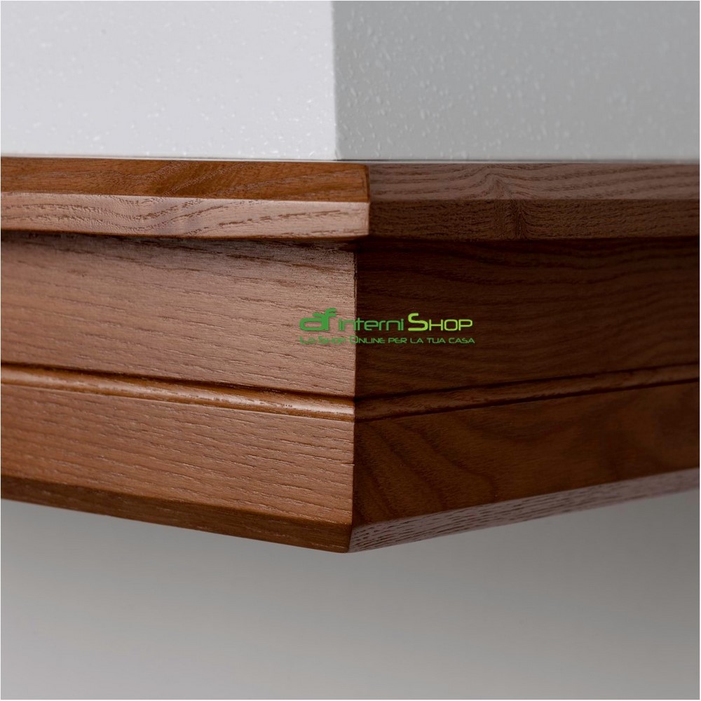 - Cappa classica Rustica Legno STOCK 90 frassino medio, cono bianco, motore Faber 300 mc/h